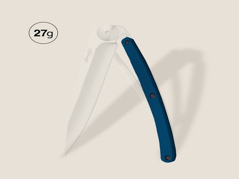 Handle in blue aluminum, for Deejo 27GR