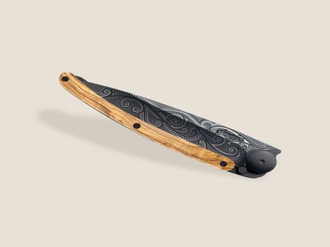 Deejo 27g, Olive wood / Pacific