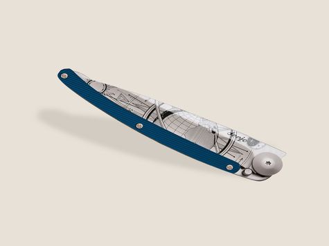 Deejo 37g, Aluminio Azul / Globe Trotter