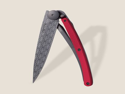 Deejo 37g, Red aluminum / Frieze