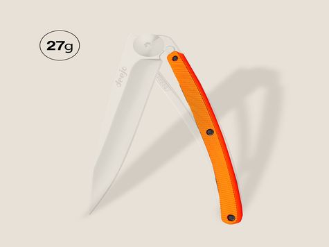 Handle in orange aluminum, for Deejo 27GR